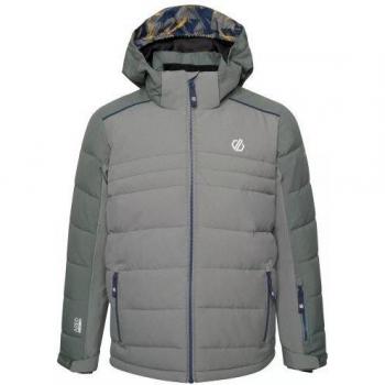 Dare 2B - Chaqueta de Esquí Cheerful II para Niños/Niñas, impermeable, transpirable, con aislamiento térmico, capucha ajustable y reflectores de seguridad