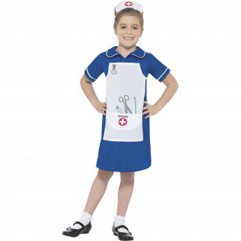 Disfraz de Enfermera para Niña Smiffy's - Talla S, Incluye Accesorios