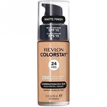 Revlon Cosmetics ColorStay™ Long-Lasting Mattifying Foundation for Oily and Combination Skin Shade 250 Fresh Beige 30 ml