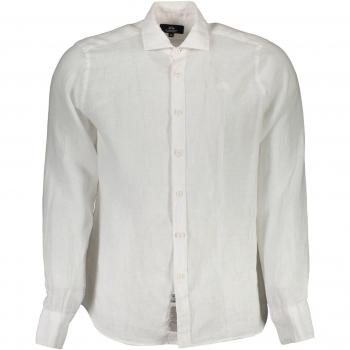 La Martina White Linen Shirt - L