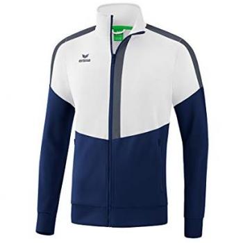 Erima Worker Squad Children's Jacket - White / New Navy / Slate Grey, 128 cm, Male