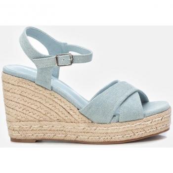 Sandalias de cuña Refresh 171597 jeans con cierre de hebilla y altura de cuña de 9cm