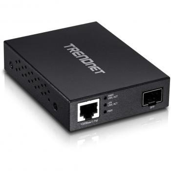 Trendnet TFC-PGSFP Network Media Converter 2000 Mbit/s Black