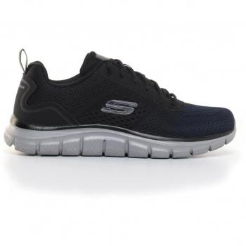 Skechers Men's Track Ripkent Trainers - Navy Mesh, Size UK 10