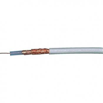 Valueline 100m 75 Ohm Grey PVC Coaxial Cable - Coaxial Cables