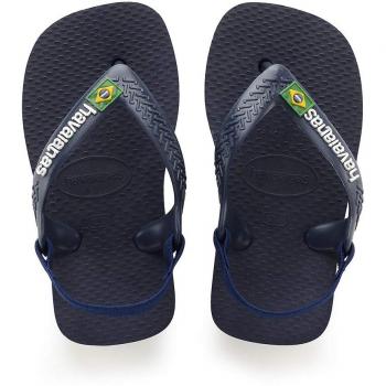 Havaianas Baby Brasil Logo Children's Flip Flops - Marine