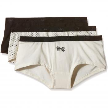 Dim Les Pockets Coton Boxer X3, Lot nœud Noir, 44/46