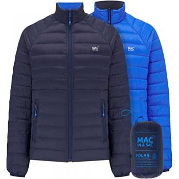 Mac in a Sac Men's Polar Packable Down Jacket - Navy - Size XL