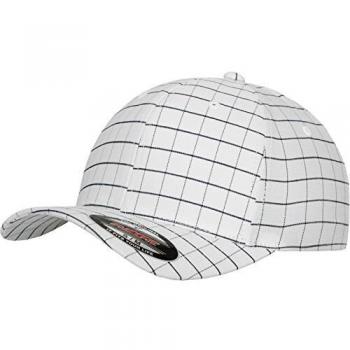 Flexfit Square Check Adjustable Snapback Cap - Unisex Casual Wear