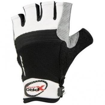 Massi X Pro Series - Guantes de ciclismo unisex, color negro / blanco, talla L