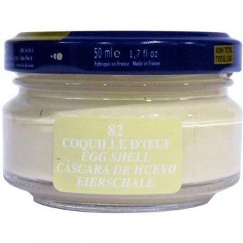Saphir Fine Cream Shoe Polish - Eggshell Color - 50ml Jar