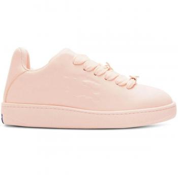 Burberry Women's Box Leather Sneakers in Pink | Size 35 | 8083394A4507