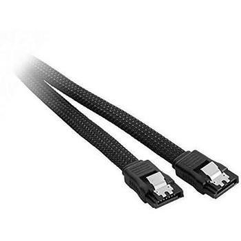 CableMod CM-CAB-SATA-N30KK-R ModMesh - Cable SATA 3, color negro