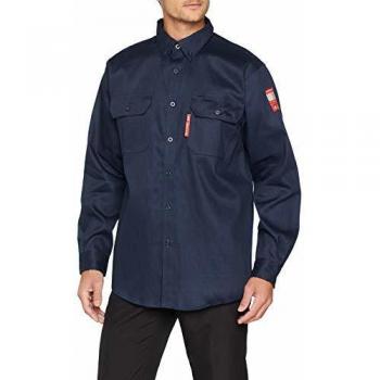Camisa de Trabajo Resistente a la Llama y Antiestática Bizflame Negra XL
