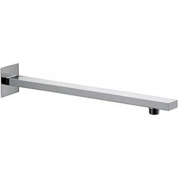 Brazo de Ducha Alto Diseño Cuadrado Plano 30 cm Cromo