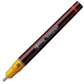 Rotring Rapidograph Pluma Técnica 0,2 mm Original Japón