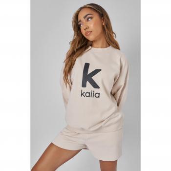 Kaiia Oversized Sweatshirt Cream