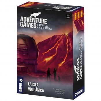 Devir Adventure Games: La Isla Volcánica, Juego de Mesa Cooperativo de Estrategia, para Mayores de 12 Años (BGAGVOLSP)