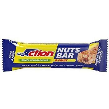 Pro Action BARRETTA ENERGETICA Nuts Bar Frutti Rossi