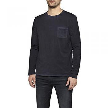 REPLAY M3895 .000.22326 Camisa Manga Larga, Azul