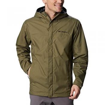 Columbia Men's Watertight™ II Waterproof Rain Jacket - Stone Green, Size S