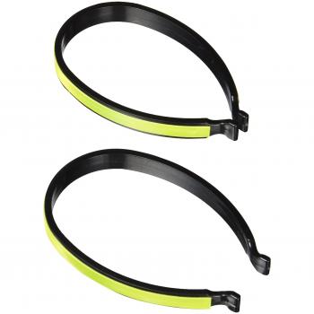 Silverline 521812 - Clips de pantalón reflectantes para ciclista, Par