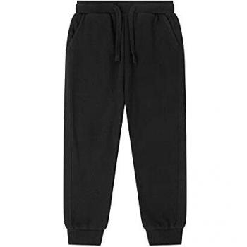 Amomí Pantalón de chándal Niño Pantalón de Deporte Niño Pantalón Largo Rizo Niño 10 Años 100% Algodón
