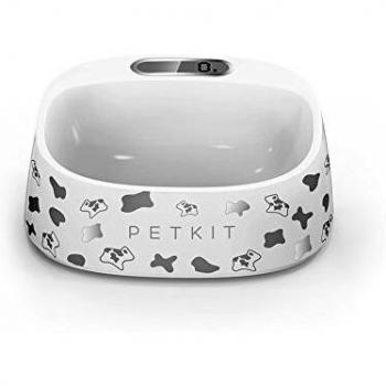 Comedero Inteligente Antibacteriano para Mascotas Miska Petkit Diseño Vaca con Balanza y App