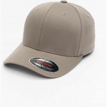 Flexfit Wooly Combed Grey Unisex Cap - Flexfitted, Size XS/S