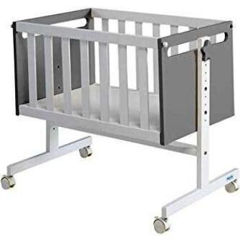 Minicuna colecho MO-1838 You & Me color Gris Polar/Blanco