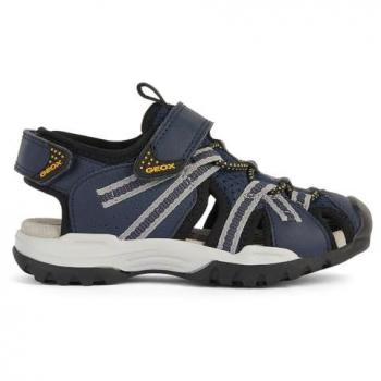 Sandalias para Niño Geox J Borealis B, con Gummizug y cierre de velcro, color azul oscuro
