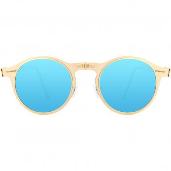ROAV Galaxy 1003 Balto Folding Gold Polarized Sunglasses for Men 51mm