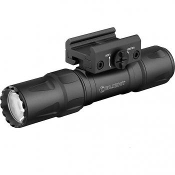 Linterna táctica Olight Odin S 1500 lúmenes con montura Picatinny, color negro