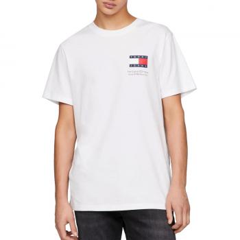 Tommy Hilfiger - Camiseta blanca para Hombre - Essential Flag XS Blanco