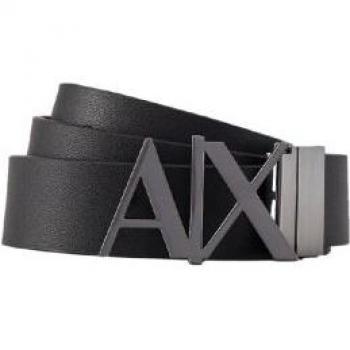 Armani Exchange Men's Black Belt Size 32 (85 CM)