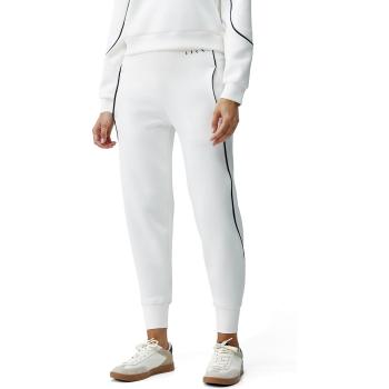 Pantalón largo deportivo Agda Born Living Yoga mujer blanco puro negro - L