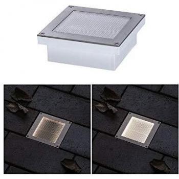 Foco de Suelo LED Empotrado Brick con Sensor de Movimiento, IP67, 0,8W, 20-40lm, 3000K, 10x10cm