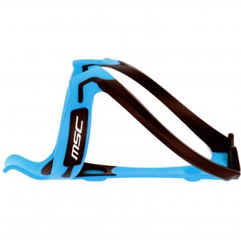 MSC Bikes MSC320BK Portabidon policarbonato, Azul, Talla Única