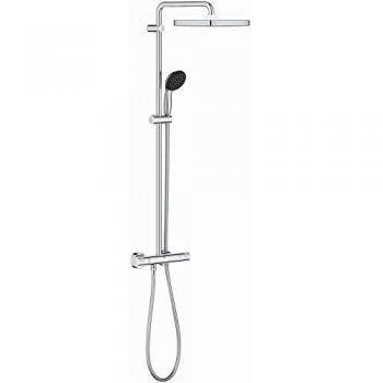 Grohe Vitalio Start Cube 250 Quickfix - Sistema de ducha termostática, Cromo, ref. 26696000