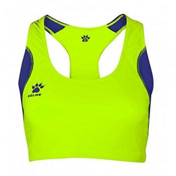 KELME - TOP DEPORTIVO PARA MUJER GALÁN, Mujer, LIMON Y MARINO, XL