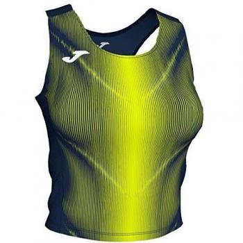 Joma Olimpia Top Señora, Mujer, Marino-Amarillo Fluor, S
