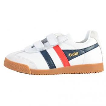 Gola Classics Harrier Leather Velcro Children's Trainers