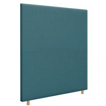 Cabecero de Lino Natural Liso hasta el Suelo 105x120cm con 8cm de Grosor para Cama Dormitorio Moderno - Turquesa
