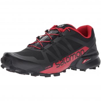 Salomon Speedcross Pro 2, Zapatillas de Trail Running para Hombre, Negro Barbados Cherry/Black 000, 44 EU
