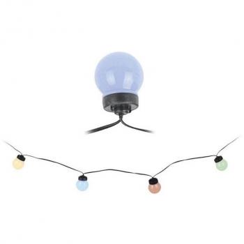 Guirnalda de Luces LED para Exterior con Bombillas Esféricas Multicolor (12,5m)
