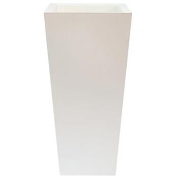 Maceta Civic 50x100cm Blanca de Polietileno | Fácil Limpieza | Doble Fondo