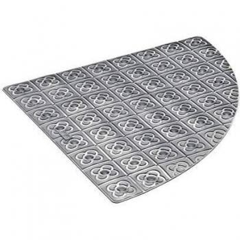 Tatay Alfombra de Bañera Antideslizante de PVC con Ventosas, Resistentes a Moho y Microbios, Anti-Bacteriano, Diseño Barcelona, Gris. Medidas 48 x 48 cm