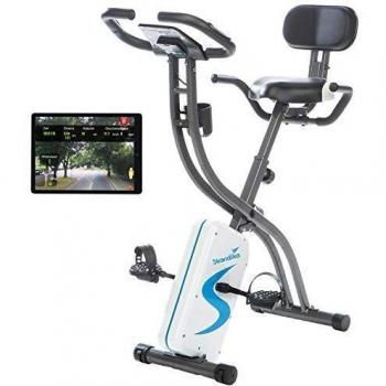skandika Foldaway X-2000 - bicicleta estática - Bluetooth - App Google Street View - plegable