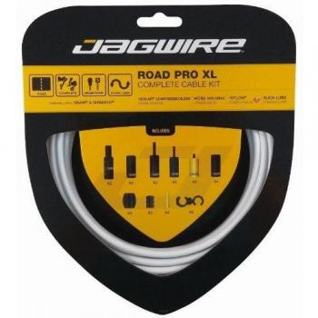 Jagwire Road Pro XL - Juego completo de cables de freno para bicicleta blanco blanco