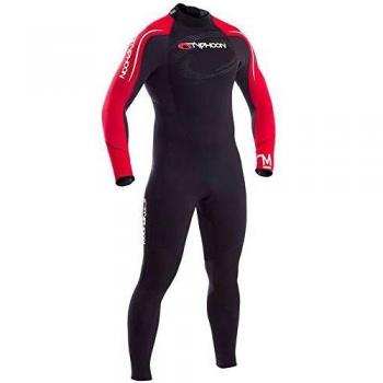 250580-0020VAR - Traje de buceo neopreno RENTAL COLOR NEGRO/ROJO TALLA M